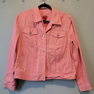 CHAPS PINK JEAN JACKET